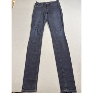 Paige‎ LEGGY ULTRA Skinny Denim  Dark Wash Stretch Mid Rise WOMENS 26